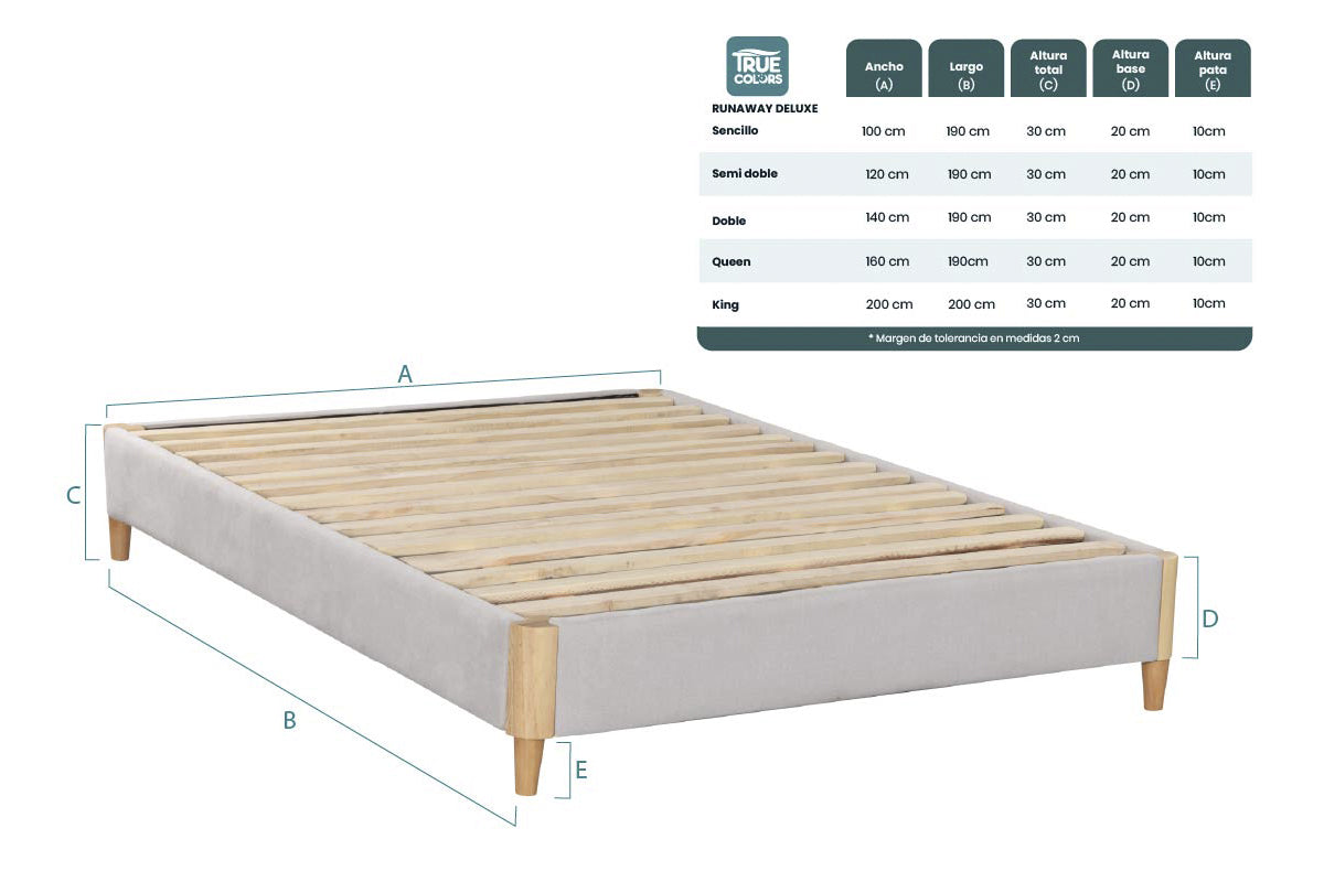 BASE CAMA RUNAWAY DELUXE