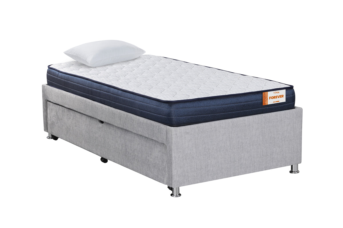 CAMA NIDO SONNE + COLCHON FOREVER MP 20 + COLCHON FOREVER MP 15