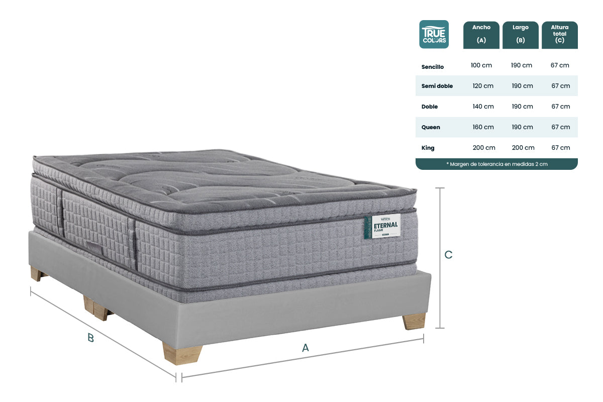 COMBO COLCHON ETERNAL FLAME