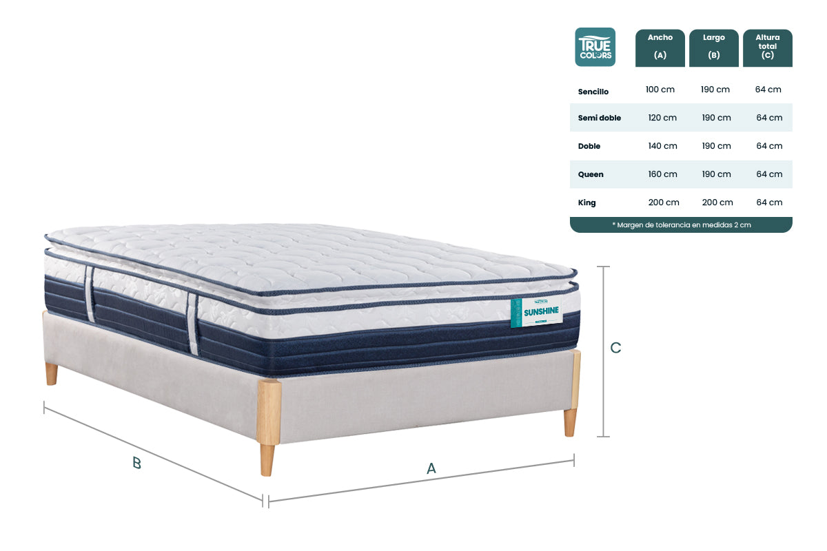 COMBO COLCHON SUNSHINE