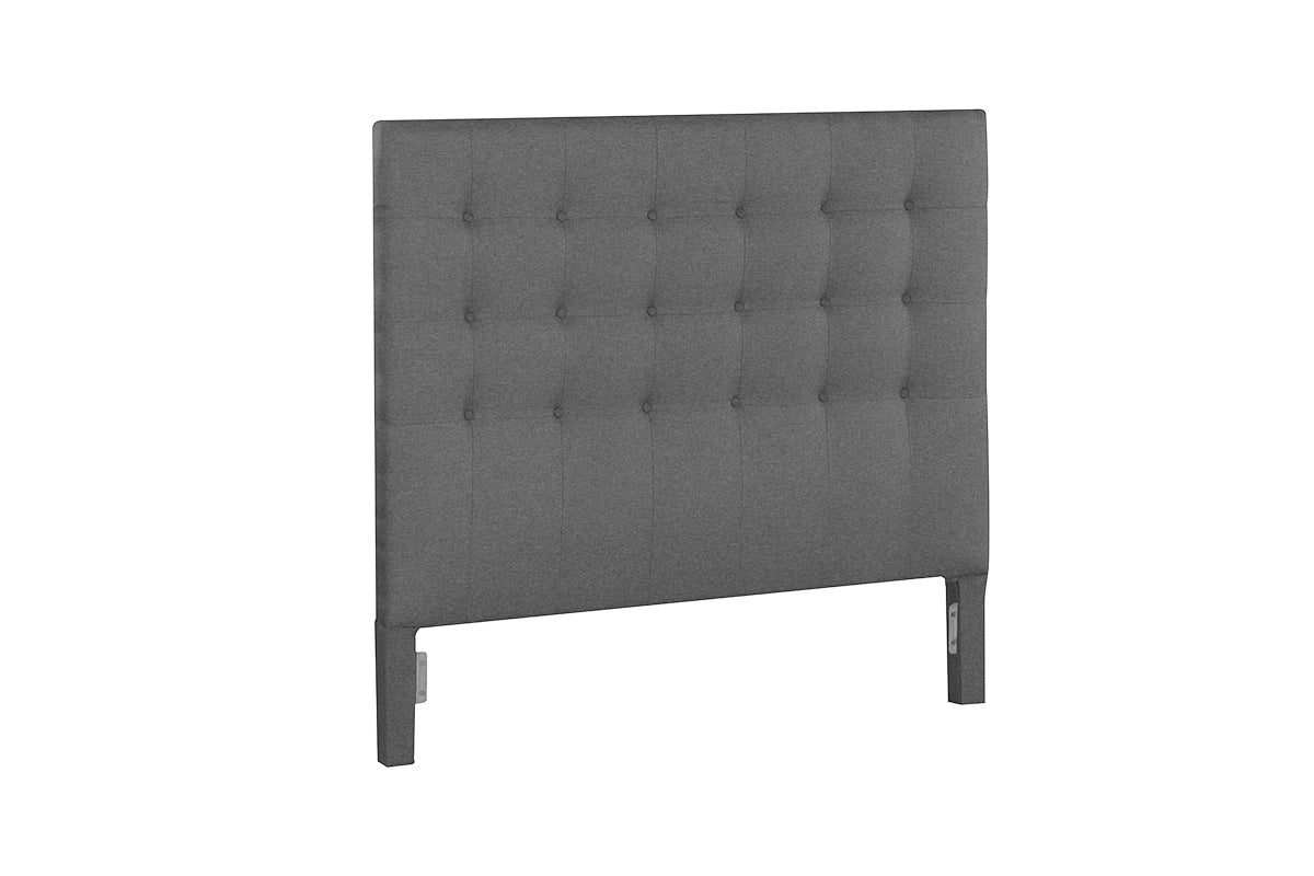 COMBO COLCHON TIME + BASE CAMA SPARK LISA DIVIDIDA + CABECERO LONDON GRAFITO