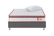 COMBO COLCHON TIME + BASE CAMA SPARK LISA DIVIDIDA